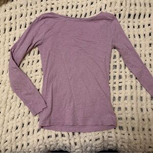 J. Crew Women's Mauve Long Sleeve Top